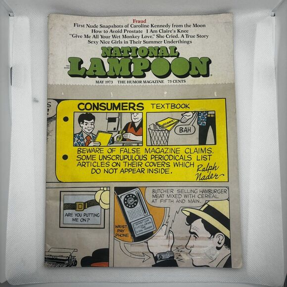 National Lampoon Other - National Lampoon Magazine May 1973 Satire Humor Politics Sex Stoner Culture